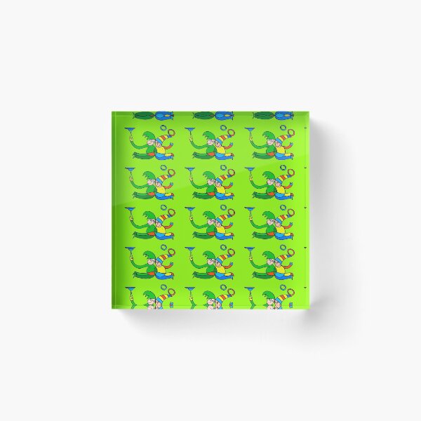 Item preview, Twin Jugglers In Color for Kids on Light Green Board "Paper Drawings/Paintings"  designed and sold by Istvan Ocztos.