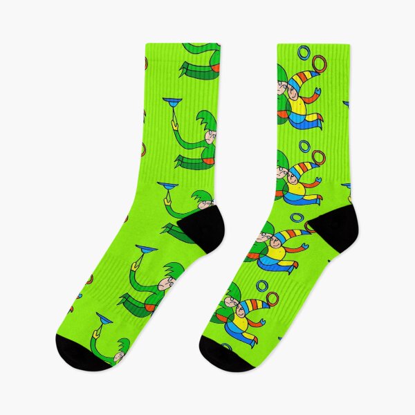 Item preview, Twin Jugglers In Color for Kids on Light Green Board "Paper Drawings/Paintings"  designed and sold by Istvan Ocztos.