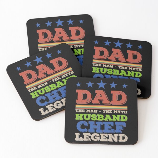 Item preview, Dad Husband Chef Legend - The Man The Myth - Vintage Profession Gift For Men designed and sold by ALITOPRINCE.