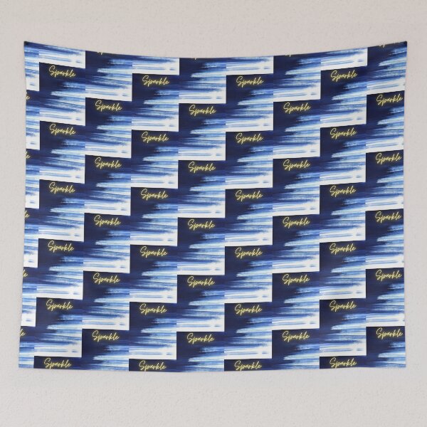 Item preview, Sparkle with blue backgroud designed and sold by Artworx88.