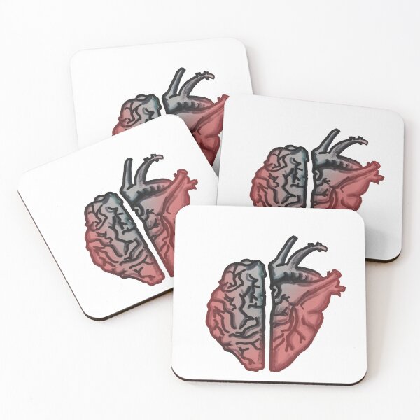 Item preview, Heart VS Brain designed and sold by looloandstitch.