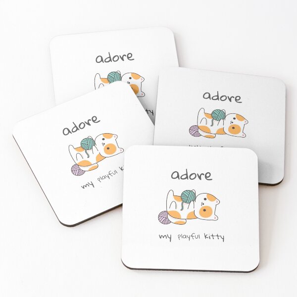 Item preview, Adore My Playful Kitty - Best, Cat, Meow, Paw, Pet, Animal, T Shirt, Mugs, Gifts, Men, Woman, Unisex, Tee Shirt, Mum,  designed and sold by BoBearzy.