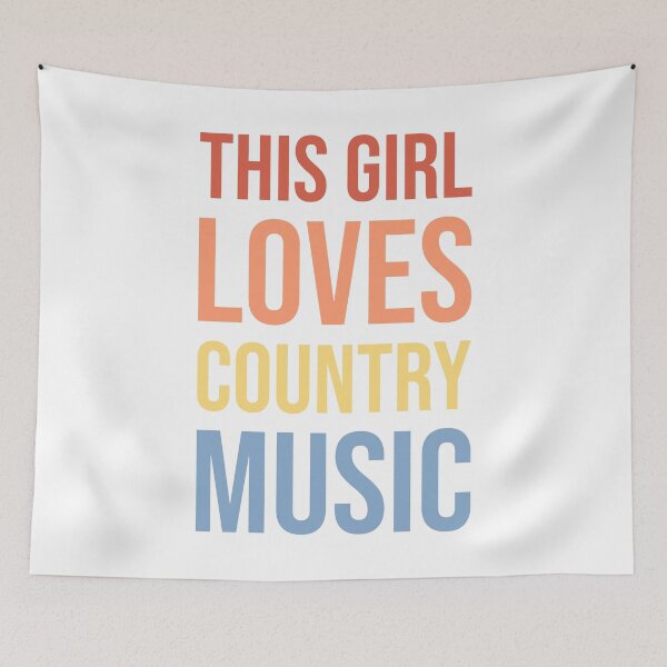 Item preview, This Girl Loves Country Music designed and sold by OkGalerieRB.