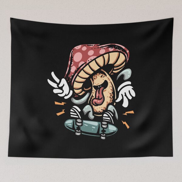 Item preview, Skateboarding - Mushroom Meme designed and sold by ildafdhome.