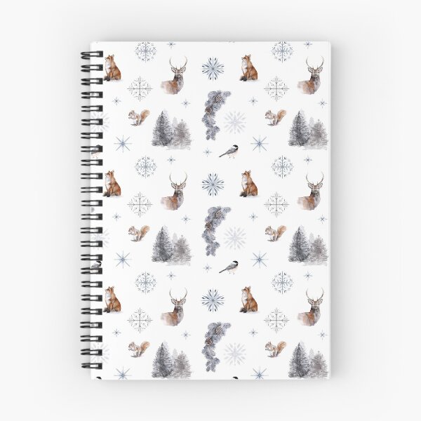 Item preview, Animals in Winter forest pattern designed and sold by Nessi-Artdesign.