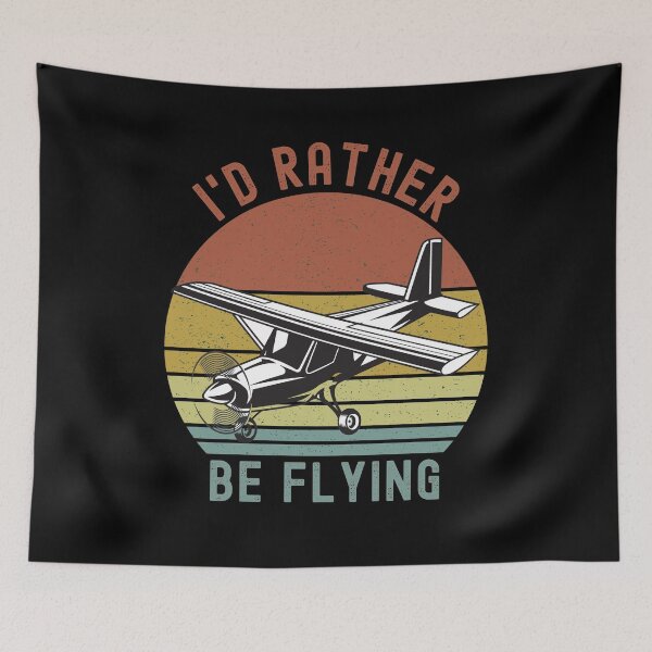 Item preview, I'd Rather Be Flying Airline Aviation  designed and sold by ExpressWayFour.