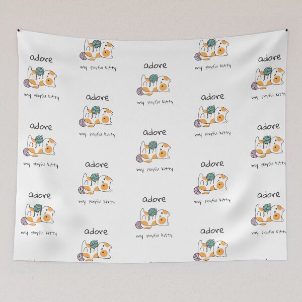 Item preview, Adore My Playful Kitty - Best, Cat, Meow, Paw, Pet, Animal, T Shirt, Mugs, Gifts, Men, Woman, Unisex, Tee Shirt, Mum,  designed and sold by BoBearzy.