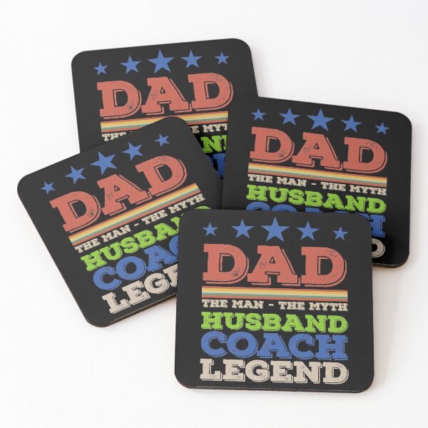 Item preview, Dad Husband Coach Legend - The Man The Myth - Vintage Profession Gift For Men designed and sold by ALITOPRINCE.
