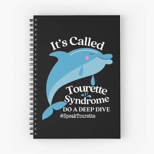 Item preview, It’s Called Tourettes Do A Deep Dive, Dolphin, Tourette Syndrome Awareness  designed and sold by MJDezigns.