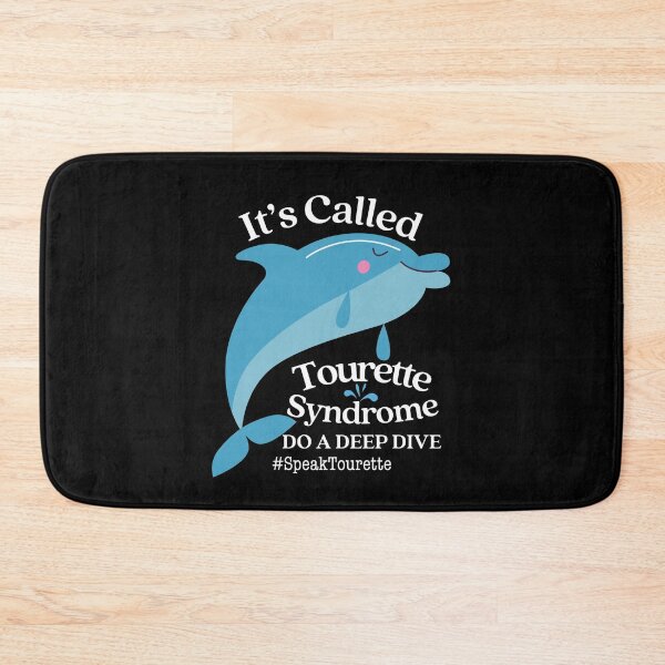 Item preview, It’s Called Tourettes Do A Deep Dive, Dolphin, Tourette Syndrome Awareness  designed and sold by MJDezigns.