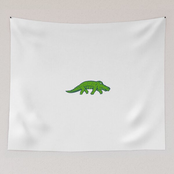 Item preview, Anxious Alligator Tiptoing Retro designed and sold by patrimonio.