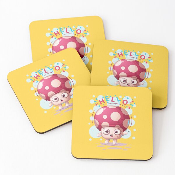 Item preview, Hello Cute Cartoon Mushroom - Mushroom Meme designed and sold by ildafdhome.