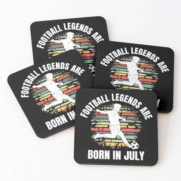 Item preview, Football Legends Born In July - Retro Vintage Sunset Style designed and sold by Peishan02.
