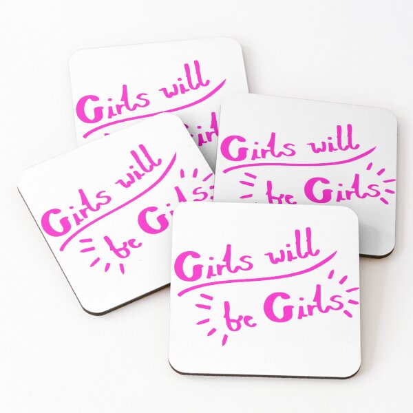 Item preview, Girls will be Girls_PINK  designed and sold by rainyng-harts.