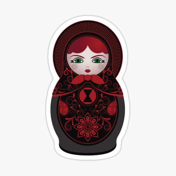 Russian Widow Doll (Matryoshka) Sticker