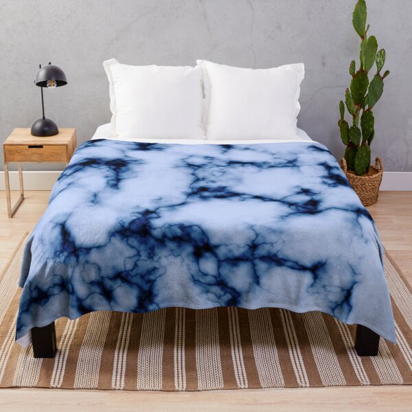 Item preview, Indigo Blue and Light Blue Marble, Blue Tie Dye designed and sold by thelustrous.