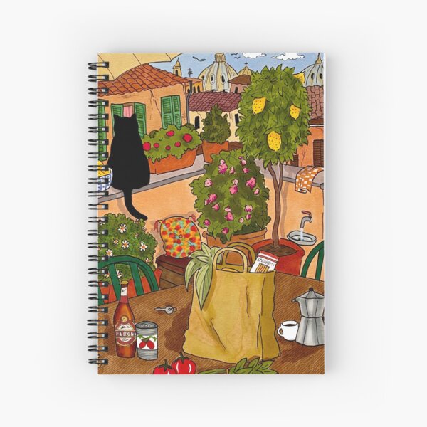 Morning Routine on Roman Roofs feat. Stanis Spiral Notebook