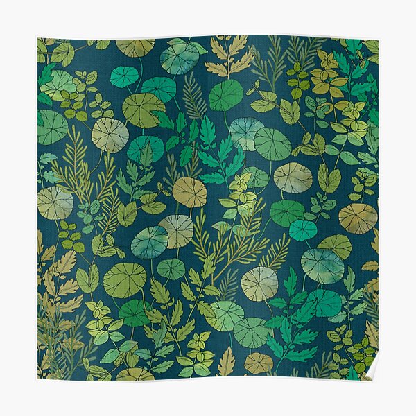 Growing a Garden Green Nature Poster