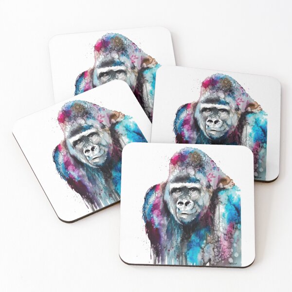 Item preview, Watercolor Painting Design of chimpanzee designed and sold by VIVEK KUMAR RAI.
