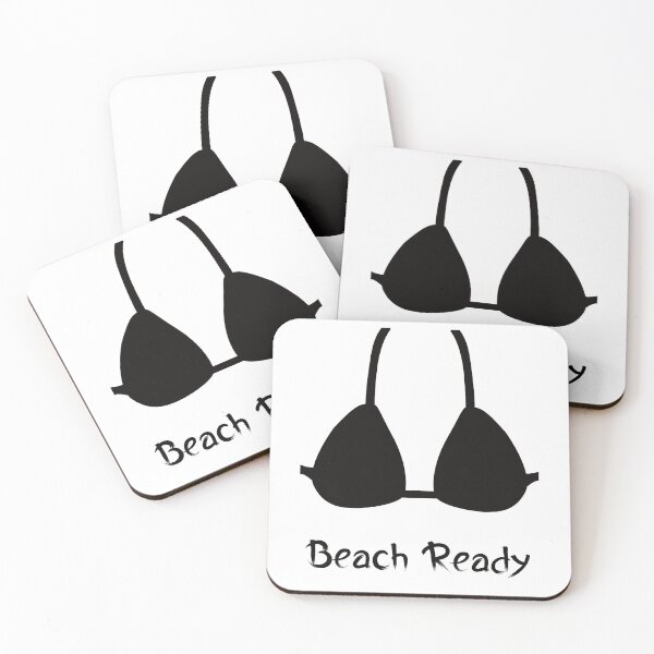 Item preview, Funny Bikini Top - Beach Ready designed and sold by Island-Time.
