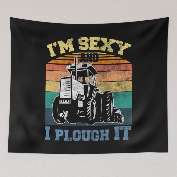 Item preview, Vintage Tractor Plough Field Ranch Retro Plow Owner Sexy Farmer designed and sold by TheAplus.