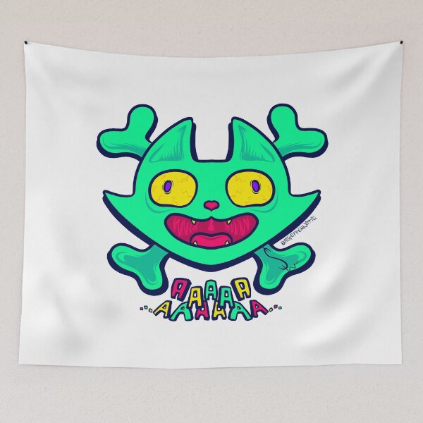 Item preview, Cat + Bones AAAAA AAAAAA designed and sold by Steffen Wittig.