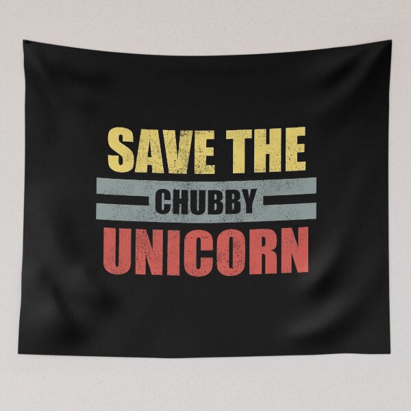 Item preview, Save The Chubby Unicorn designed and sold by Avishy.