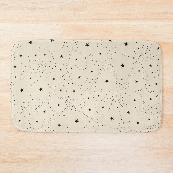 Item preview, Space Stars Galaxy Black and Creme Pattern Design designed and sold by patternsoup.