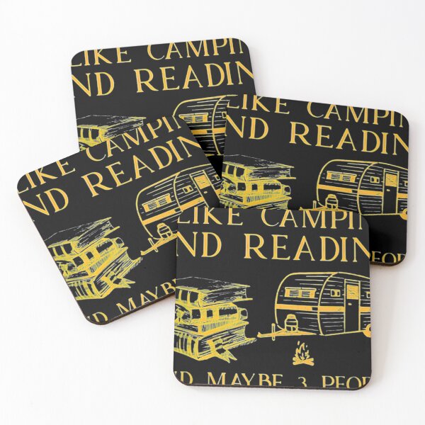 Item preview, I Like Camping And Reading designed and sold by bonbin25.