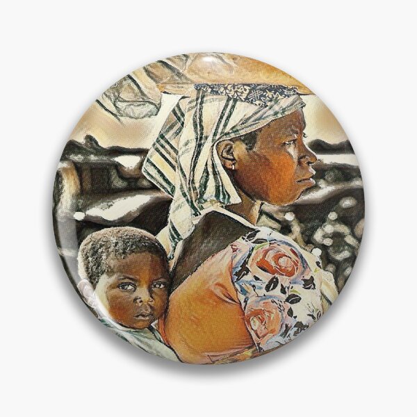 Item preview, African Mother and Child designed and sold by SapphireDC.