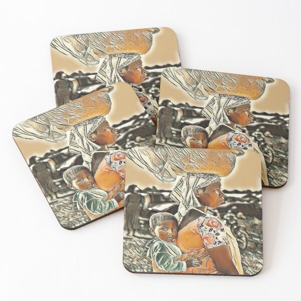 Item preview, African Mother and Child designed and sold by SapphireDC.