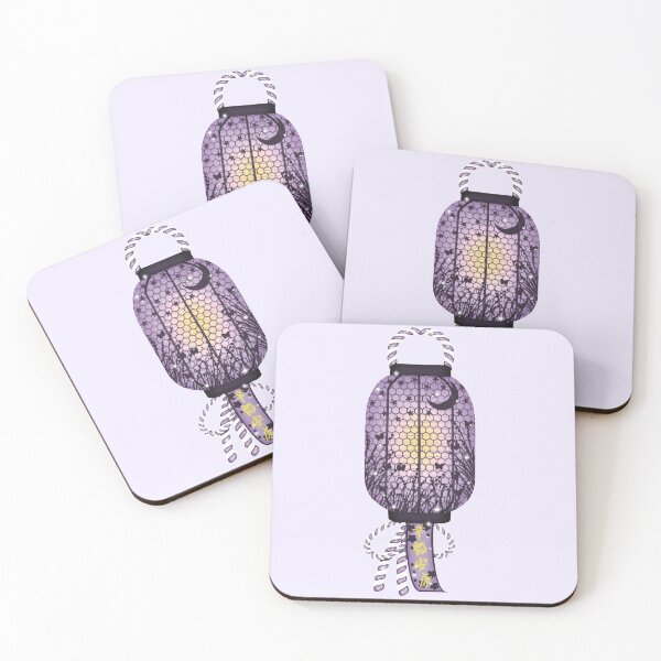Item preview, Purple Midnight Health Happiness Message Violet Dream Japanese Lantern designed and sold by MissRebelArt.
