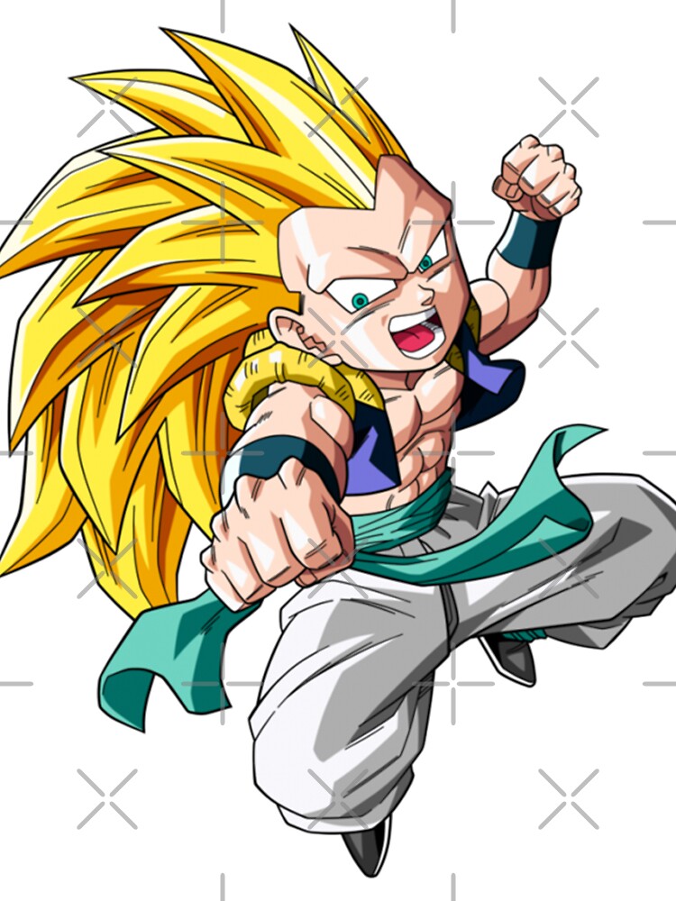 Gotenks Super Saiyajin - 3 - Dragon Ball Kids Coloring Pages