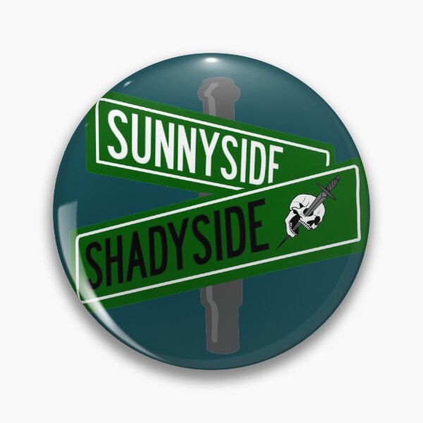 Artikelvorschau, Sunnyside Shadyside Straßenschild entworfen und verkauft von Thatgaybrand.