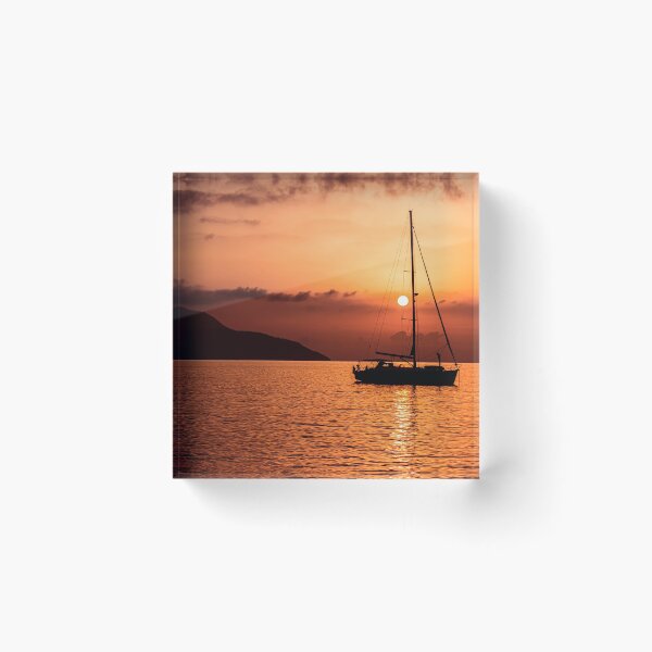 Item preview, Beautiful Italian sunset on the sea of Isola D'Elba designed and sold by chiaravisuals.