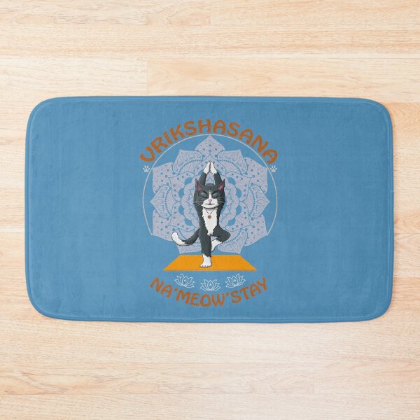 Item preview, Vrikshasana, Na'Meow'Stay | Yoga design | Yoga Gift| Cat Lover Gifts| Funny Meditating Cat Gift | Cute Yoga Cat| Gift for Yogis and Yoga Instructors| Funny Cute Cat| Meditation Graphic design designed and sold by PetLovers-Trust.