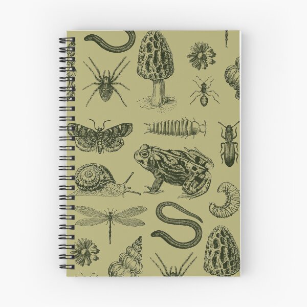 Item preview, Vintage Biology Nature Lover Collection: Frog, Mushroom, Snail, Moth Insects for Science and Natural History designed and sold by MinistryOfFrogs.