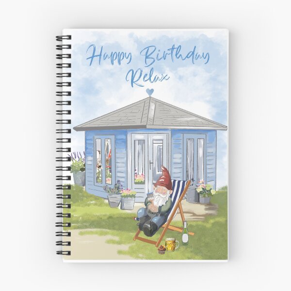 Item preview, Summer House Birthday Garden Gnome  designed and sold by Leatextileart.