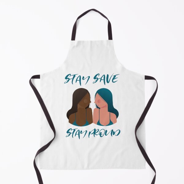 Item preview, Stay Save Stay Proud female couple designed and sold by Zwuck.