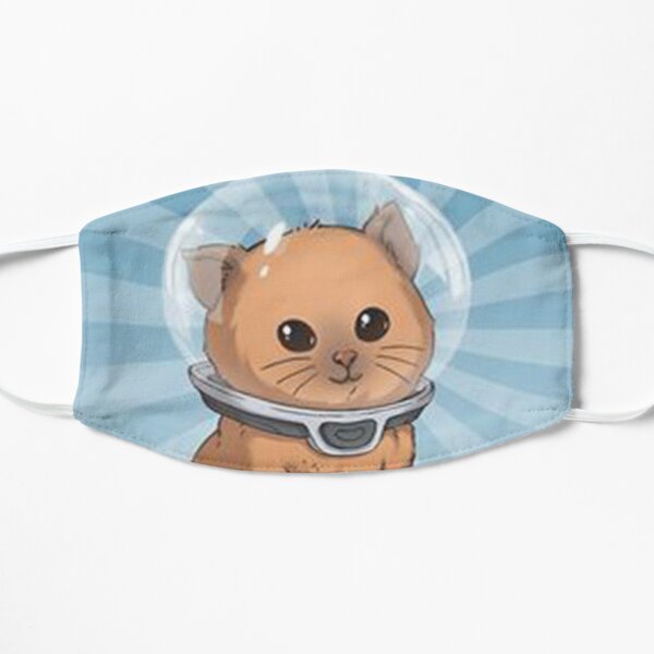 keep calm kitty, keep calm, subnautica, calm, hemmm, keep calm kitty subnautica Flat Mask