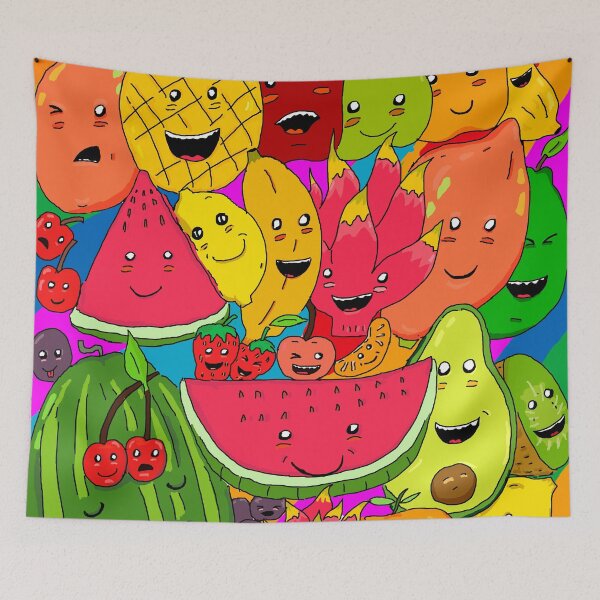 Item preview, tropical rainbow fruit designed and sold by ragnacold.