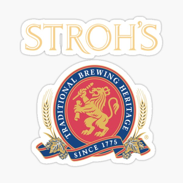 Stroh Brewery Company Sticker