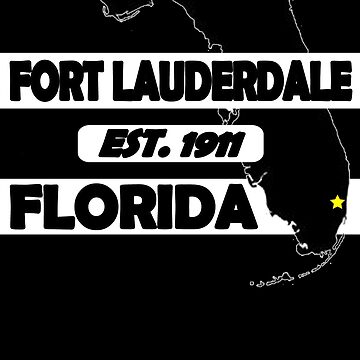 Artwork thumbnail, FORT LAUDERDALE, FLORIDA EST. 1911 by Mbranco