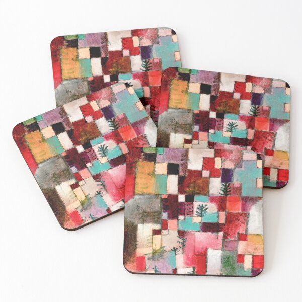 Item preview, HD PAUL KLEE - Red green and Violet Yellow Rhythms 1920  designed and sold by Go Logo Designs.
