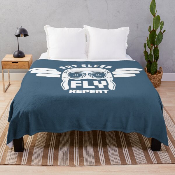 Item preview, Eat Sleep Fly Repeat Awesome Vintage Aviation Gift, Pilot Gift designed and sold by Boom-llqb.