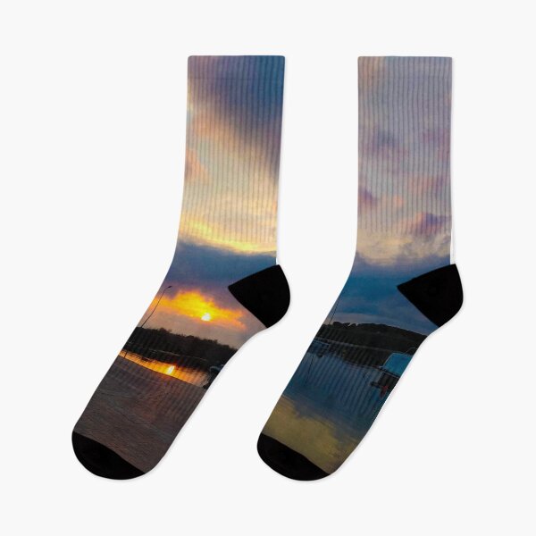 Item preview, Black sea beach colorful sunset  designed and sold by Svlgsm.