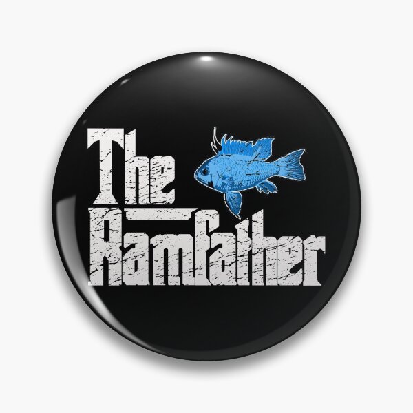 Item preview, Ramfather Father Dad Electric Blue Ram Cichlid German Mikrogeophagus Ramirezi Aquarist Gift designed and sold by TheAplus.