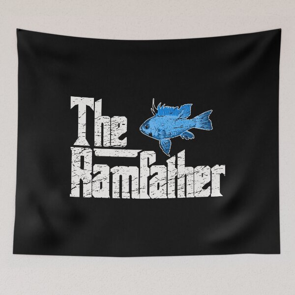 Item preview, Ramfather Father Dad Electric Blue Ram Cichlid German Mikrogeophagus Ramirezi Aquarist Gift designed and sold by TheAplus.