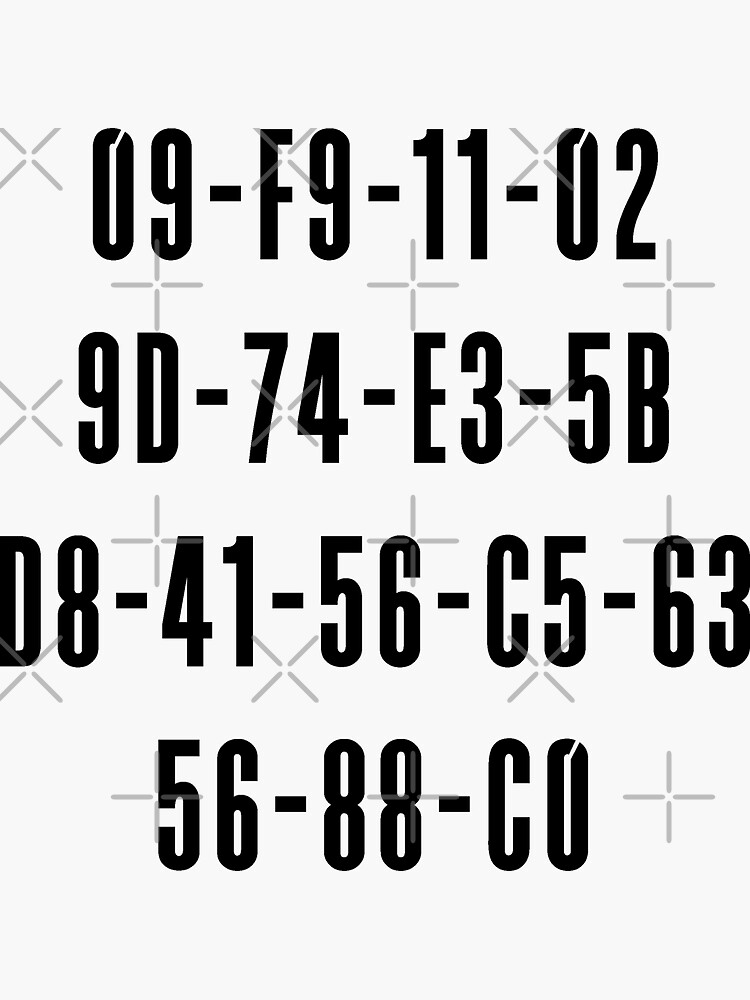 "AACS HDDVD Encryption Key" Sticker for Sale by fandemonium Redbubble