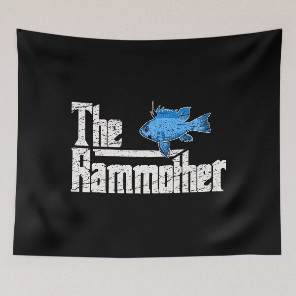 Item preview, Rammother Mother Mom Electric Blue Ram Cichlid German Mikrogeophagus Ramirezi Aquarist Gift designed and sold by TheAplus.